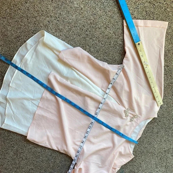 Lightweight Pink white blouse women size L - Picture 3 of 6